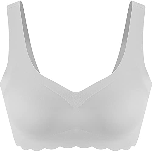 Soutien-gorge de sport sans couture gris 100D : confort absolu au quotidien