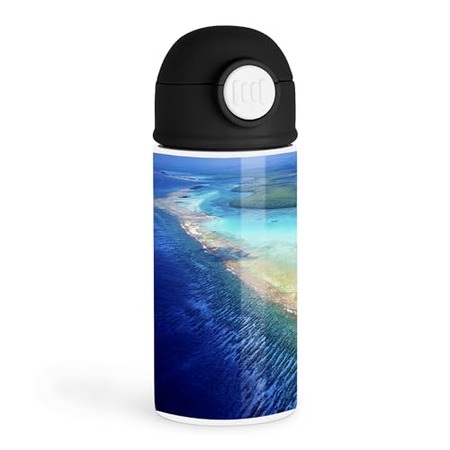Inspirational Nature Enthusiast 12oz Kids Black Bottle –...