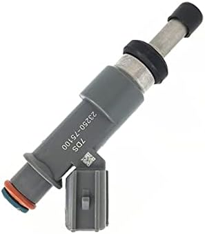 Miniatura 2 de 4 boquillas de inyector de combustible 23250-75100 compatibles con Toyota 10-12 4Runner Tacoma Hilux Prado 1TRFE 2TRFE 23209-75100 23250-79155