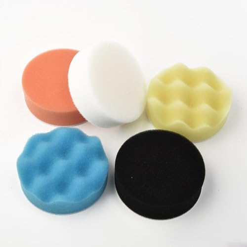 Esponjas de pulido de 75 mm (juego de 50 piezas) para pulidora excéntrica y cuidado del coche 7