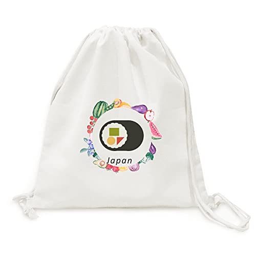 Sac en tissu pliable sushi maki pour vos marchés et fruits frais