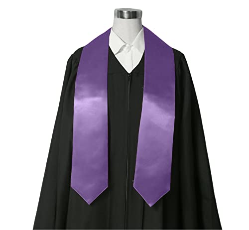 Image of Graduation Stole Honor Stole Plain Sash 60 inch Long for Graduation Ceremony and Graduation Photos