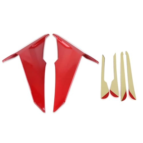 ADV 350 spoilers sport 2022-2026 ailerons de carénage anti-turbulence rouge