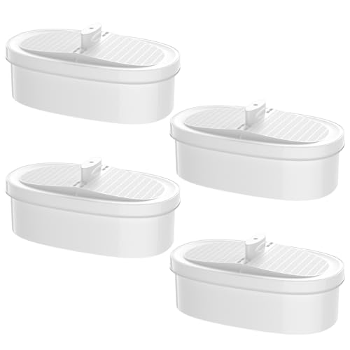 4 Pack WD-PF-01A Plus Replacement Filter for All Water-Drop Pitcher Filtration System, Compatible with Water-Drop WD-PF-01A Plus, Reduces PFOA/PFOS, Chlorine, Last Up to 3 Months or 200 Gallons, White
