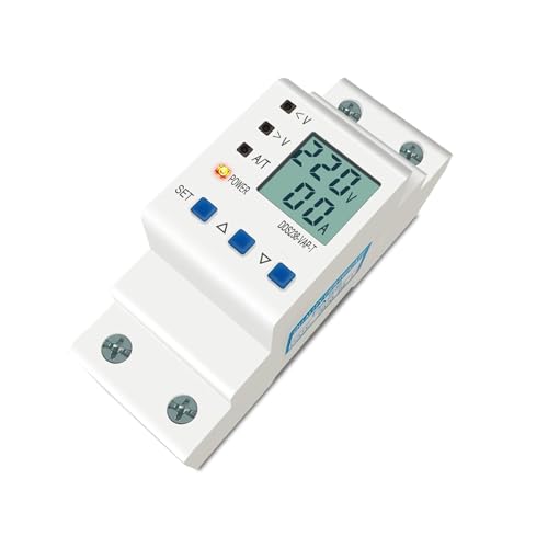 Protector de sobretensión DIN 63A con voltímetro y control de temperatura integrado 4