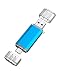 KOOTION USB C Flash Drive 64GB 2 in 1 OTG USB 3.0/Type C Thumb Drive Dual Drive USB C Memory Stick for Smartphone Laptop Tablet PC, Blue
