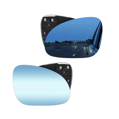 Miroir rétroviseur dégivrant anti-éblouissement avec verre bleu pour Jetta MK5 et EOS