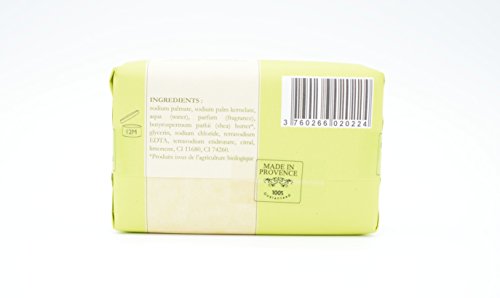 Jabón vegetal – Limón verde – enriquecido con manteca de karité 125 g (1 x 125 g) - Imagen 3