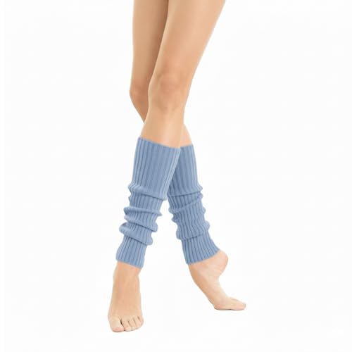 Image of v28 Women Warm Leg Warmers 80s Retro Party Costume Knit Ballet Neon Long Socks