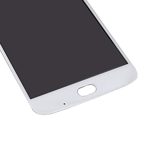 Image of LCD Screen Display with Digitizer Touch Panel Without Bezel Frame Compatible with Motorola Moto Z2 Play XT1710-01 XT1710-07 XT1710-10 XT1710-08 XT1710-09(White)