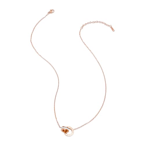 Image of Rubans Demi Fine Stainless Steel AD Pendant Necklace Gift for Women & Girls