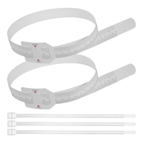 Cinta métrica flexible para medir circunferencia de cabeza 60 cm miniatura 1