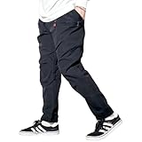 [アウトドアプロダクツ] ポリストレッチ 撥水加工 クライミング ジョガー ジップ アンクル丈 カーゴパンツ メンズ ベルト付き キングサイズ 大きいサイズ 3L ブラック