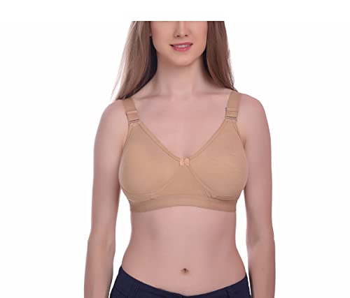 Image of Elina Women's Cotton Non Padded Wire Free Full Coverage Bra