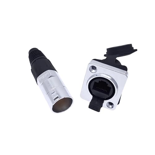 Conector RJ45 impermeable para instalar tomas ethernet de panel en exterior 2