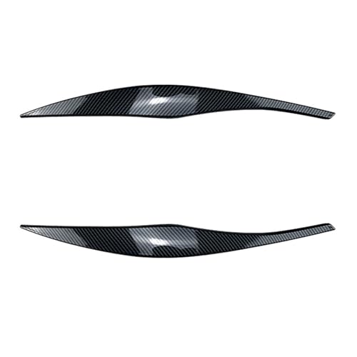 Sourcils de phare noir carbone pour BMW Série 3 E90 E91 Berline Touring 2005-2011