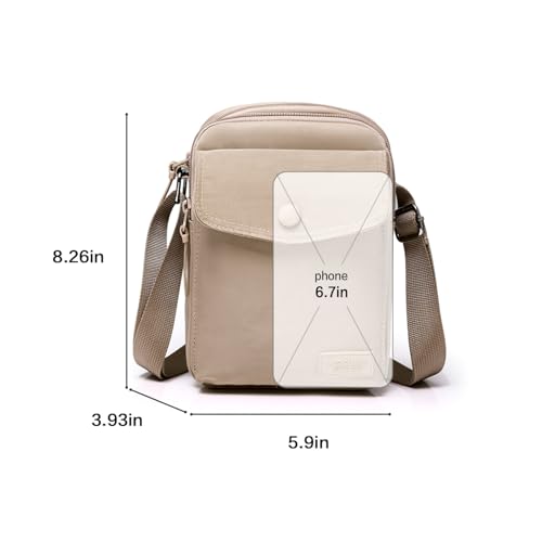 Women's Casual Crossbody Bag for Phone, Cards & Keys, Lightweight Hands-Free Purse for Walking, Sports, Daily Use2