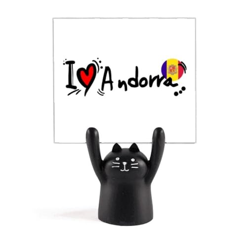 Support mémo chat noir apporte une touche de douceur à votre bureau