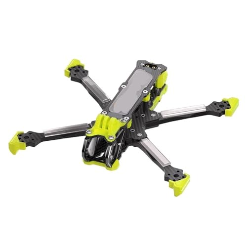 Kit Cadre 5 Pouces Volador II VX5 en Fibre de Carbone T700 avec Bras 6mm Jaune