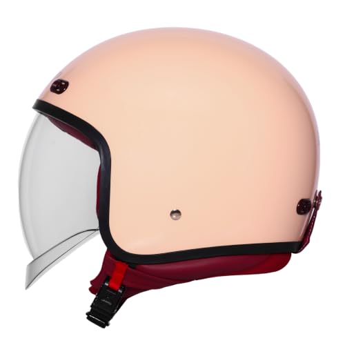 Image of Steelbird SBH-67 Retro 5.0 DOT and ISI Certified Open Face Helmet for Men and Women