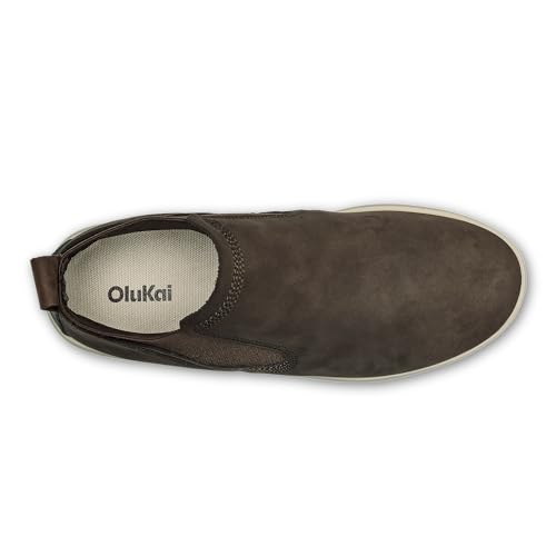 OLUKAI Pehuea Mid Women's Slip On Boot, Casual Everyday Shoes with Easy On & Off Design, Waterproof Leather, Comfort Fit & Wet Grip Rubber Soles2