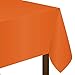 Amscan BB100173 Orange Plastic Tablecover44; 54 in.-108 in.