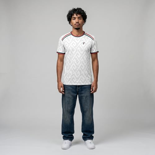 Image of Mexico Away 2026 Football Jersey for Men Boys Kids Women, Custom Personalised Mexico Fan Football T Shirt with Name & Number, Mexico Soccer Jersey Size 2Y to 4XL