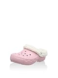 crocs Kids' Mammoth EVO Clog (Toddler/Little Kid),Petal Pink/Oatmeal,J1 M US Little Kid