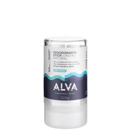 Alva Naturkosmetik Desodorante Stick Kristall Sensitive -120g, Incolor