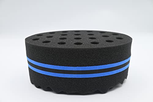 Melo Blue Double-Sided Curl Sponge Twist Brush For Short Afro Hair Care And Defined Natural Curls (1 Piece) #TOP5
