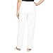 Alfred Dunner womens All Around Elastic Waist Cotton Short Twill Pants, White, 16 US