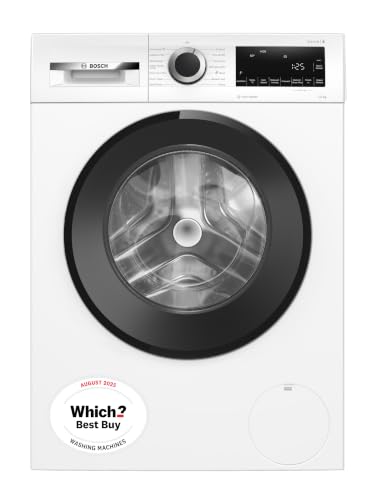 Image of Bosch, Series 6, WGG254Z1GB, 10kg, 1400rpm Washing Machine with Iron Assist, Anti Stain, Active Water Plus, Eco Silence Drive, SpeedPerfect, LED Display, White with a Black door