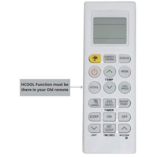 Image of Upix AC Remote No. 36A (No Backlight), Compatible /Replacement for LG AC Remote Control (Exactly Same Remote Will Only Work)