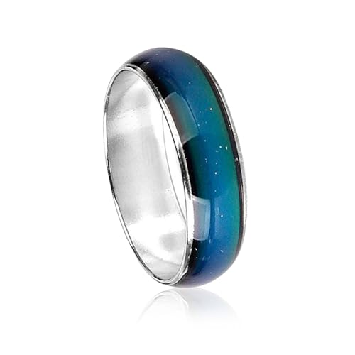 Bague d'humeur pour enfants, bague magique de sentiment d'émotion, couleur 'humeur changeante, en alliage, bijoux pour hommes et femmes