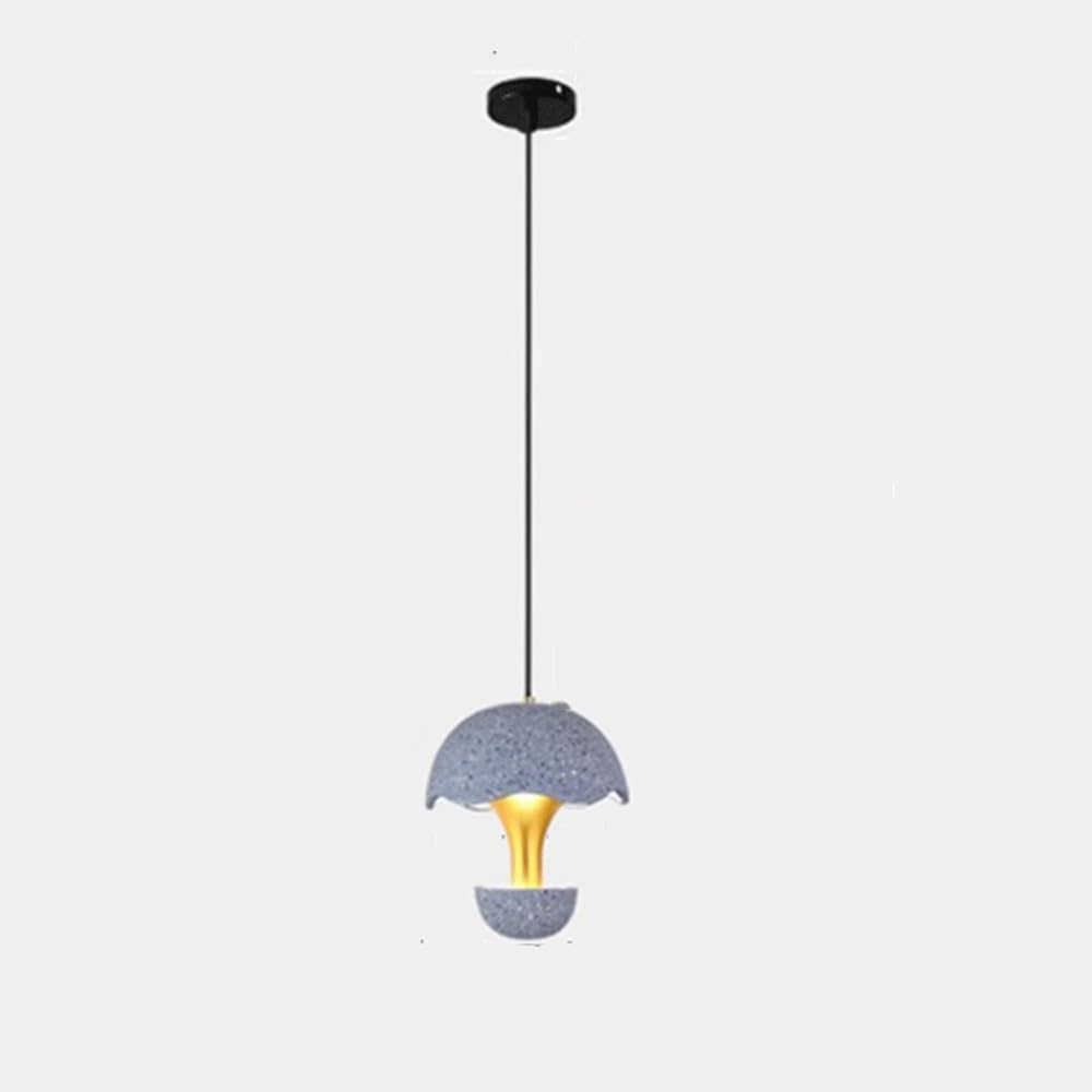 SYAXVOM Modern Scandinavian Eggshell Orb Pendant Light for Dining Room Cafe Bar Simple Fashion Chandelier Bedroom Bedside Living Background Wall Lighting Fixture