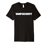 VAMP SECURITY Matching Halloween Couples Funny Costumes Goth Premium T-Shirt
