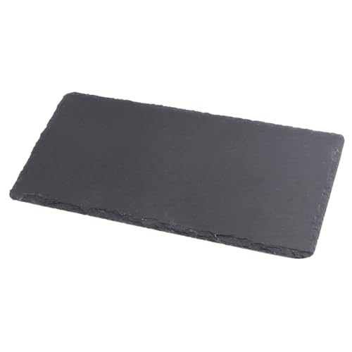 FUOYLOO Bandeja Rectangular de Porcelana Negra para Barbacoa y Sushi Diseño Elegante, Adecuado para Bodas y Fiestas de Cumpleaños