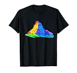 motivo de montaña fresco, triángulos de colores