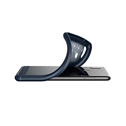 Elekin Cover Huawei P20 Lite, Blu Custodia Huawei