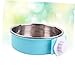 ORFOFE Cage Hanging Stainless Steel Dog Bowl for Pets Portable Water Feeder Easy to Detachable Pet Bowl to Prevent Spills