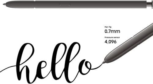 Galaxy S24 Ultra S Pen [WithBluetooth |4096 Pressure Sensor ] Replacement for Samsung Galaxy S24 Ultra 5G All Versions Touch Stylus Pen with 5xTips/Nibs (Black) by SLQ - Image 6