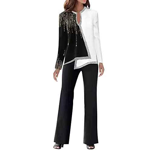 Cyber Monday 2024 Conjunto Dos Piezas Verano Conjunto Pantalon Y Top Pantalones Mujer Vestir Comodos Deal of The Day Prime Today Todays Daily Deals Colla