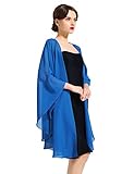 Super Accesorio - Esta clásica mantón bufanda es el complemento perfecto para vestidos de novia o vestidos de noche, vestido de madrina, para todo tipo de celebraciones y fiesta.