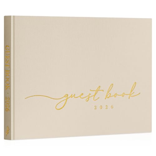 Catálogo para Comprar On-line Libros de visitas los más solicitados. 42 Lanpn - Libro de visitas de boda 2026 - Libro de visitas Polaroid de tapa dura de lino con 108 páginas en blanco para iniciar sesión y fotos, libro de visitas para boda,...