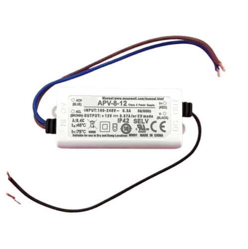 Alimentation à découpage APV-8-12 12V transformateur 8W transfo - 6