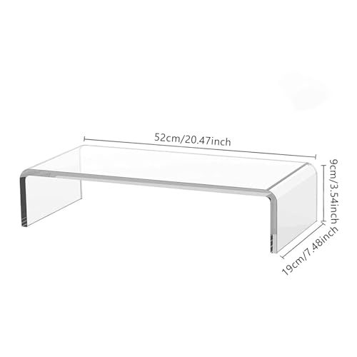 Support ordinateur acrylique fini le bureau encombré avec cette étagère PC - 3