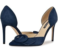 Amazon | Nine West レディース フロリーパンプス, シルバー 040