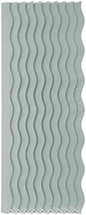 SUNSAILS SPHASE Fabric Vertical Blinds, 3 1/2 inch Wide Replacement Figured Slats, 24-40 Pieces 60-120 in. Length, Blue Fox