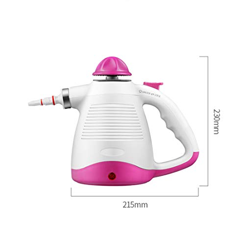 LTLWSH Vaporeta de Limpieza de Mano Portátil Multiusos Vaporizador Limpiador a Vapor con 9 Accesorios para Quitar Manchas en Tapicería de Coche, Hogar, Cocinas, Alfombras, Cristales, Sofá,Blanco - imagen 2