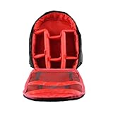 Outdoor-Kamerarucksack, Video, Digital, Schultertasche, wasserdicht, Foto-Rucksack, rot, One size